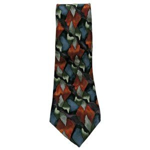 J. Garcia Men's Tie, Abstract Design, 100% Imported Silk